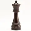 Bisetti - Moulin à épices reine d'échec noir laqué 23 cm OS