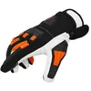 Stocker - Gants d'hiver résistants aux coupures pour tronçonneuse 10/L noir, en cuir