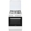 Cuisinière - ROSIERES - RGG663CSW/E - 4 Brûleurs - Four Gaz - 60 cm - Blanc