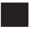 Rosieres table de cuisson vitrocéramique 59cm 4 feux 6500w noir - rh64dbcp/2