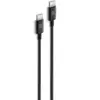 Cellularline Câble de données tressé 1,5 m USB Typ-C/ Typ-C Noir (60904)