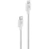 Câble de charge CELLULARLINE 1.5M USB-C vers Lightning tresse blanc