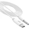 CELLULARLINE câble de musique auxiliaire -MUSIC CABLE TYPE-C/3.5 AUX -WHITE
