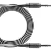 Cellular Line Ligne Cellulaire Cellule Aux Câble Plat Noir 1m
