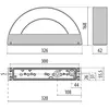 Performance in Lighting Applique d'ext. Mask+ M, bas, 3 000 K, anthrac...