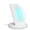 SBS Support de bureau avec recharge sans fil à induction de 10 W Blanc-