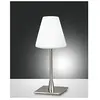 Fabas Luce Lampe de table LED Lucy avec variateur tactile, chrome