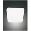 Fabas Luce Plafonnier d'extérieur LED Folk, 28 cm x 28 cm, blanc, IP65