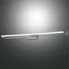 Fabas Luce Applique LED Rapallo, chromée, IP44, 80 cm
