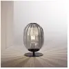 Fabas Luce Lampe à poser Infinity avec abat-jour verre arqué