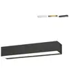 FABAS LUCE Applique murale led design moderne en métal mistral - anthracite