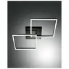 Plafonnier led moderne bard 52W Noir 3394-65-101 Fabas Luce