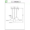 FABAS LUCE Olbia Suspension, E27, 3725-47-363