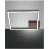 Bard plafonnier led moderne 39W corten 3394-61-361 Fabas Luce
