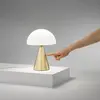 Fabas Luce Lampe à poser LED Blip, laiton/blanc, verre, CCT, variateur...