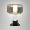 Lampe de table Flick Gold, structure en métal et verre borosilicate, v...