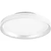 Fabas Luce Plafonnier LED Isy, blanc, Ø 45 cm, métal, CCT, à intensité...