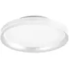 Fabas Luce Plafonnier LED Isy, blanc, Ø 35 cm, métal, CCT, à intensité...