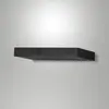 Fabas Luce Applique murale LED Guia, noir, métal, 24 cm de large