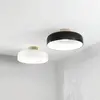 Fabas Luce Plafonnier LED Lunar, noir, verre, Ø 42 cm, CCT, à intensit...