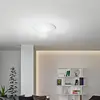 Fabas Luce Plafonnier LED Conrad, blanc, Ø 50 cm, métal, à intensité v...