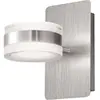 Fabas Luce Applique murale LED Dunk, aluminium, à 2 lampes, 3.000 K, métal
