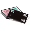 Ntp Dal Negro cartes à jouer Ramino Carton floral rouge/bleu en 2 parties