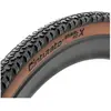 Pneu Pirelli Cinturato Gravel RCX Classic 700x35 Tubeless Ready noir marron