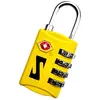 Cadenas à bagages Scicon TSA jaune