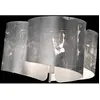 Selene Illuminazione Selène Plafonnier Papiro, à 3 lampes, argenté