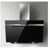 ELICA hotte murale MAJESTIC 90 cm (Noir - Acier Inox et verre)