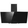 ELICA Hotte decorative murale SHIRE BK/A/90 Inclinée Verre Noire 90 cm