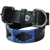 Collier pour chien Flags&Cup Chukka Noir 40 cm 802020-noir/marine/ciel