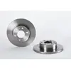 Brembo Jeu de 2 disques de frein, plein, Essieu arrière, par ex. pour Iveco
