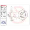 Brembo Disque de frein, plein, Essieu avant, par ex. pour VW, Audi, Seat
