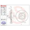 Disque de frein BREMBO 09D05011 avant, ventilé, 1 pièce