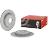 Disque de frein BREMBO 08C98323 arrière, plein, 1 pièce