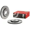 Jeu de 2 disques de frein vernis BREMBO 09.D414.11 - Réf. 1393858