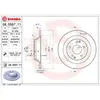 Disque de frein BREMBO 08D56711 arrière, plein, 1 pièce