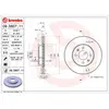 Disque de frein COATED DISC LINE 09.D607.11 Brembo 09.D607.11