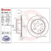Jeu de 2 disques de frein vernis BREMBO 09.D853.11 - Réf. 1393885