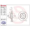 Disque de frein BREMBO 09.D572.11 Essieu avant ventilé de l'intérieur