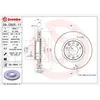 Jeu de 2 disques de frein vernis BREMBO 09.C825.11 - Réf. 1393820