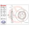 Disque de frein BREMBO 09E23211 avant, ventilé, 1 pièce