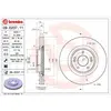 BREMBO Disques de frein pour HYUNDAI: Santa Fe & KIA: Sorento (Ref: 09.E237.11)