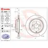 Disque de frein COATED DISC LINE 09.D995.11 Brembo 09.D995.11