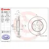 Disque de frein BREMBO 09E22911 avant, ventilé, 1 pièce