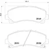Kit de plaquettes de frein, frein à disque P 34 007 Brembo P34007