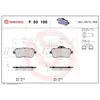 Kit de plaquettes de frein, frein à disque P 50 100 Brembo P50100