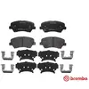 Brembo Jeu de 4 plaquettes de frein, Essieu avant, par ex. pour KIA, Hyundai